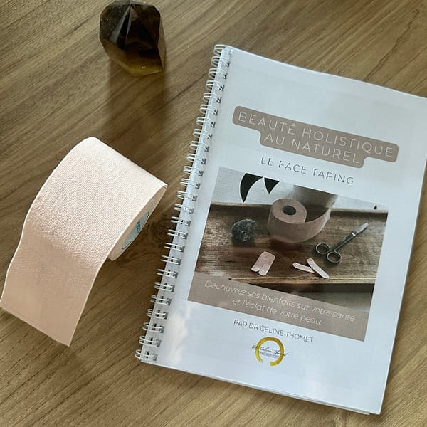 Tape visage et guide digital pour face taping Dr Céline Thomet
